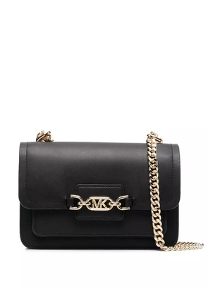Michael Kors Heather logo-plaque shoulder bag - Black