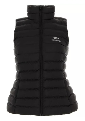 Balenciaga logo-print gilet - Black