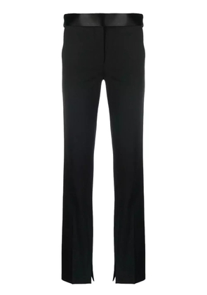 Stella McCartney satin-waistband detail trousers - Black