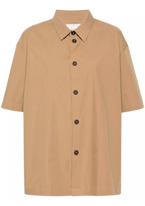 Studio Nicholson button-up cotton shirt - Neutrals