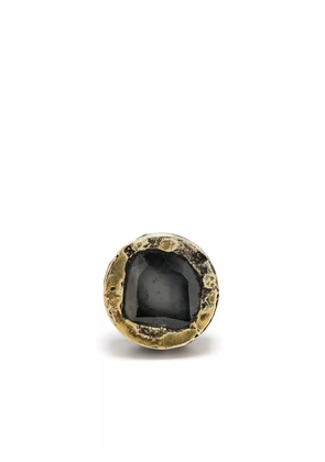 Parts of Four diamond single stud earring - Gold