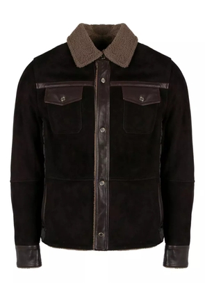 Moorer Duilio suede jacket - Brown