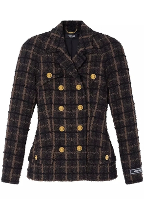 Versace tweed blazer - Brown