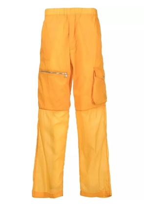 Moncler pocket-detail trousers - Orange