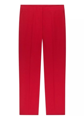 DRIES VAN NOTEN wool trousers - Red