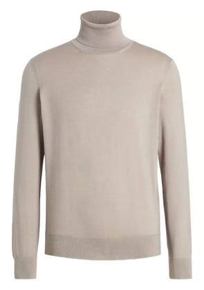 Zegna roll-neck sweater - Neutrals