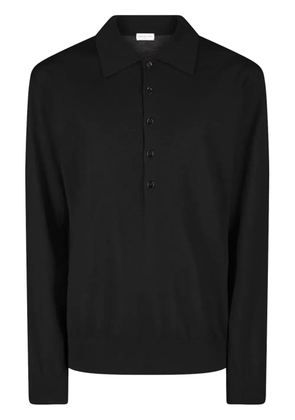 DRIES VAN NOTEN buttoned polo shirt - Black