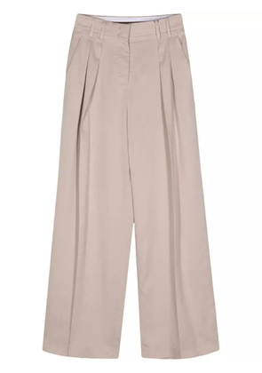 Moorer Riven-NTF wide-leg trousers - Neutrals