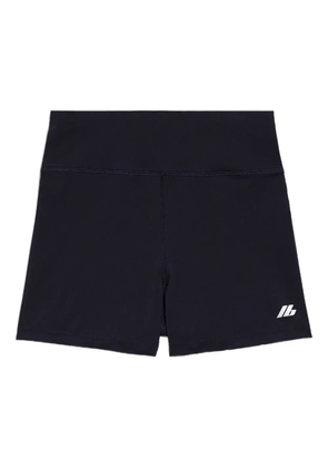 Balenciaga logo-print cycling shorts - Black