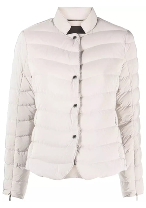 Moorer long-sleeve padded jacket - Neutrals