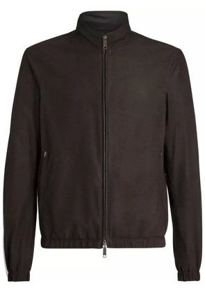 Zegna reversible suede jacket - Brown