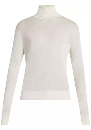 TOM FORD fine-ribbed jumper - White