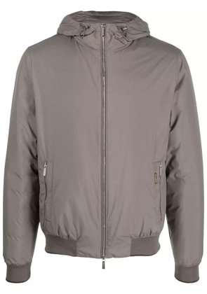 Moorer Oniro hooded padded jacket - Grey
