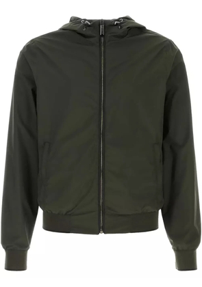Moorer hooded bomber jacket - Green