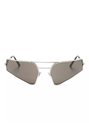Rick Owens oversize-frame sunglasses - Silver