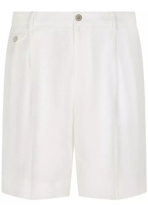 Dolce & Gabbana tailored linen shorts - White