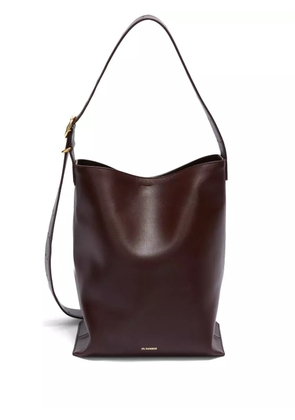 Jil Sander Cannolo tote bag - Brown