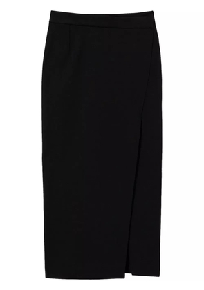 TWINSET asymmetric long skirt - Black