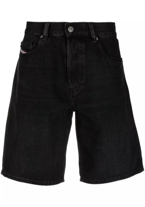 Diesel cotton denim shorts - Black