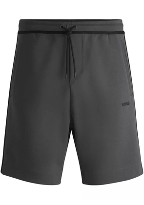 BOSS drawstring track shorts - Grey
