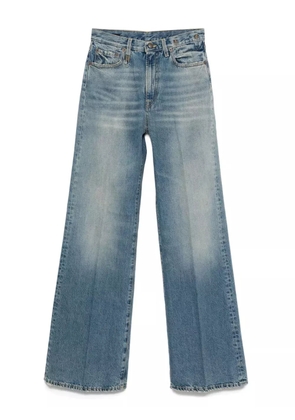R13 embroidered-pocket jeans - Blue
