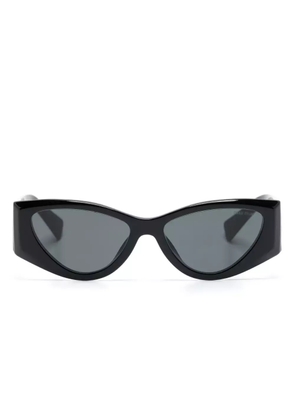 Miu Miu Eyewear cat-eye frame logo sunglasses - Black
