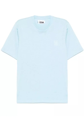 izzue logo-embroidered T-shirt - Blue