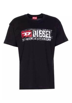 Diesel graphic-print crew-neck T-shirt - Black