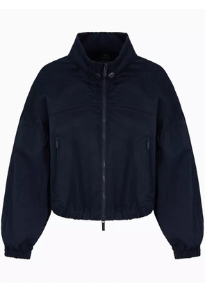 Armani Exchange zip-up bomber jacket - Blue