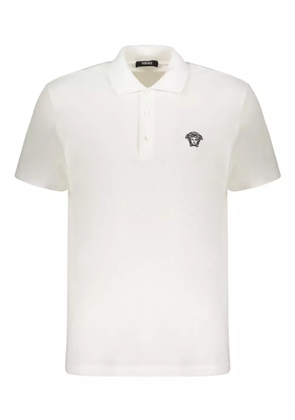 Versace cotton polo shirt - White