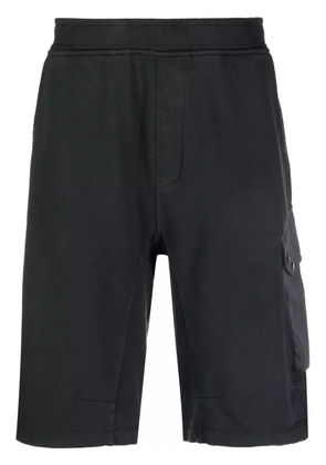 Ten C side flap-pocket detail shorts - Black
