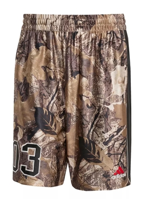 adidas camouflage shorts - Brown