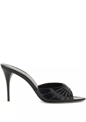 Saint Laurent 90mm Babylone mules - Black