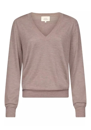 LouLou de Saison Julio V-neck cashmere sweater - Brown