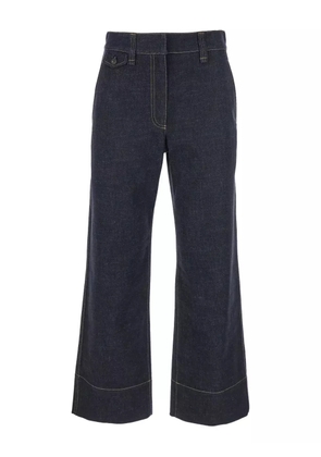 Brunello Cucinelli contrast-stitching jeans - Blue