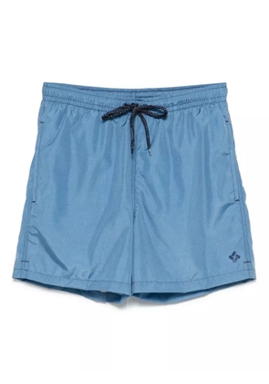 Drumohr logo-patch swim shorts - Blue