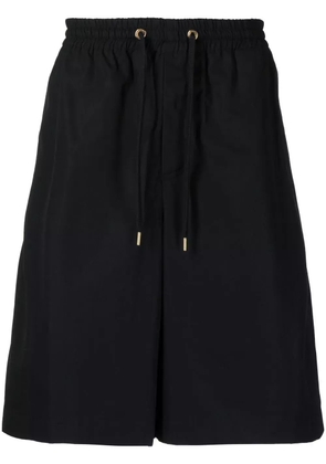 Versace drawstring Bermuda shorts - Black