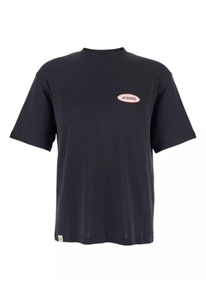 Jacquemus logo-patch T-shirt - Blue