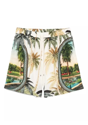 AMIRI mosaic-print shorts - Neutrals