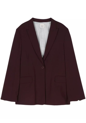 Alysi single-breasted blazer - Red
