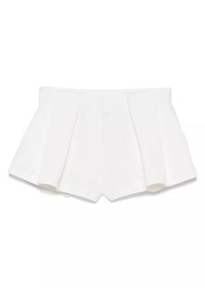 Stella McCartney panelled pleated shorts - Neutrals