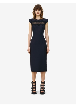 ALEXANDER MCQUEEN - Tailored Pencil Dress - Item 830138QJAEK4100