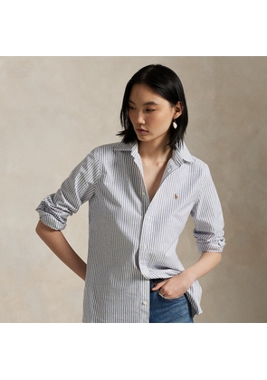 Stretch Slim Fit Striped Oxford Shirt