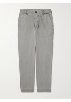 James Perse - Straight-Leg Cotton-Canvas Trousers - Men - Gray - UK/US 30