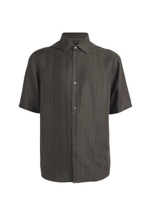 Emporio Armani Hooded Short-Sleeve Shirt