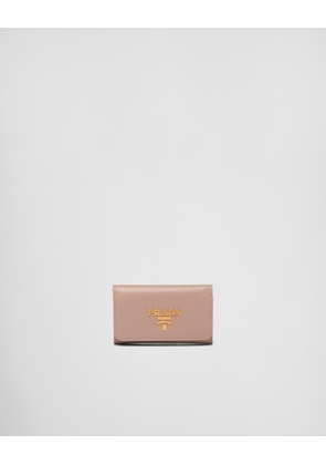 Saffiano leather keychain