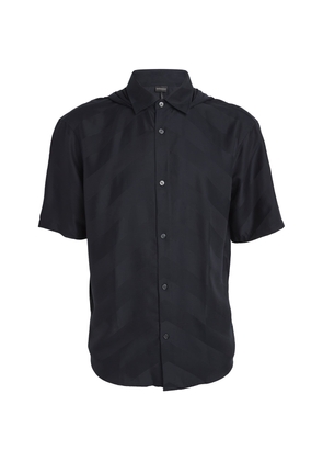 Emporio Armani Hooded Short-Sleeve Shirt