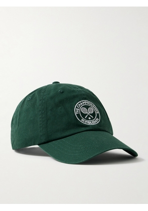 Polo Ralph Lauren - Wimbledon Logo-Embroidered Cotton-Twill Baseball Cap - Men - Green