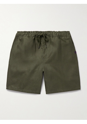 Derek Rose - Sydney 2 Straight-Leg Linen Drawstring Shorts - Men - Green - S