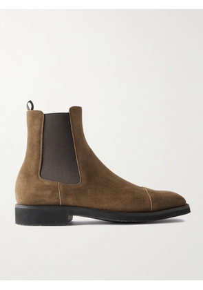 TOM FORD - Suede Chelsea Boots - Men - Brown - EU 40